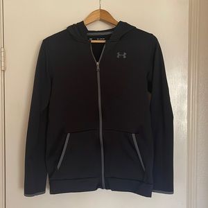 Under Armour black zipped front hoodie